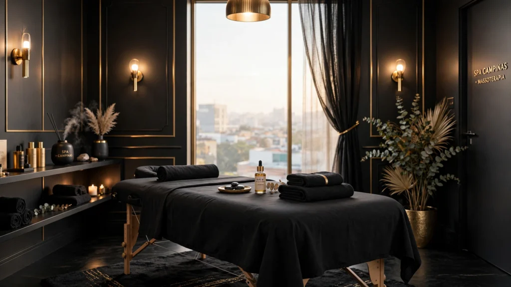 Sala de massagem no Jardim Leonor em Campinas - Rodolfo Bueno Massoterapia